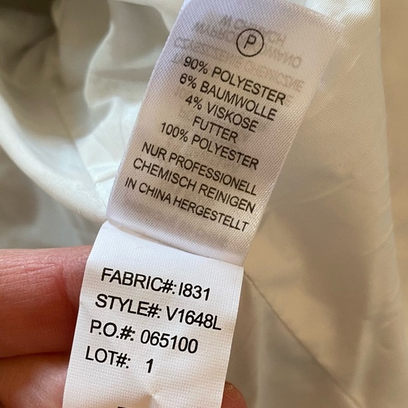 Carolina Belle Tweed Jacket Women Size Medium Cropped Blazer Multi Zip Up Fringe - Picture 8 of 10